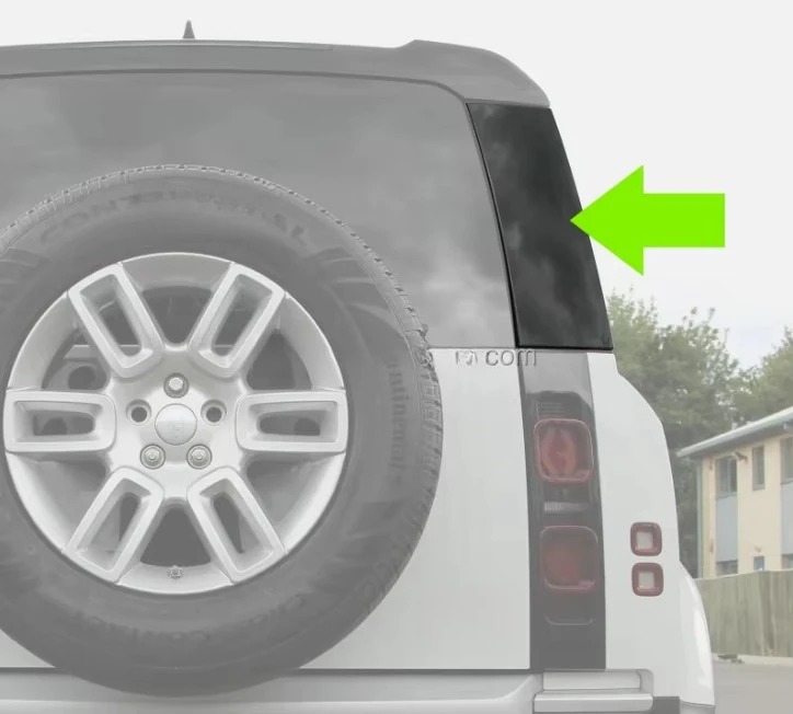 For Defender 2020-2023 Rear Upper D Pillar Trim LR174196 LR146659 LR132000 LR174197 LR146655 LR132001 Panel molding